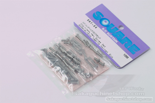 Square SHT-64 Tamiya Hornet Evo Stainless Steel Screw Set