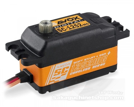 Savx SC-1252MG+ Low Profile Servo Metallgetriebe 7.0kg/0.07sec @6.0V