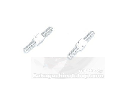Square SGX-3020S Alu Rechts/Links Gewindestangen M3x20mm (2) Silber