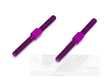 Square SGX-3032P Alu Rechts/Links Gewindestangen M3x32mm (2) Purple