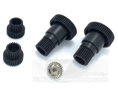 Square SGW-30A2 GF-01 Getriebeset mit langer Untersetzung (schneller) & 25T HC Ritzel