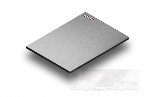 Hudy 108302 Setup Board fr 1/10 + 1/12 Onroad Silbergrau