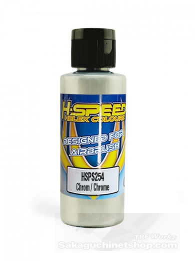 H-Speed HSPS254 Helex Colourz Polycarbonat Airbrush Farbe Chrom 60ml