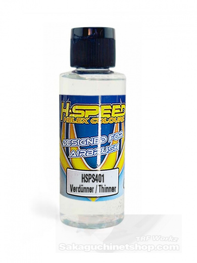 H-Speed HSPS401 Helex Colourz Polycarbonat Verdnner fr Airbrush Farbe 60ml
