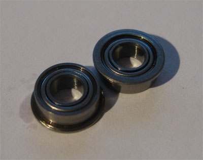 Flanged Centershaft Bearings (2x 840) Metal Shielded