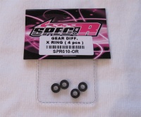 Spec-R Gear Diff. X Ring (4pcs)