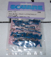 Square SFF-72 Tamiya FF-03 Titanium/Aluminum Screw Set