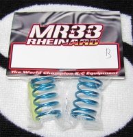 MR33 Rheinard Ride Blue Coil Springs Black 0.330kgf/mm
