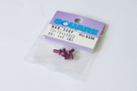 Square Aluscrew Purple Button-Head M3x6mm