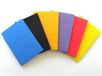 Square SGE-52TB Adhesive Body Cushion Pads (12 Pcs.) Light Blue