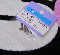 Square Titanscrew ISO7380 Button-Head M2.5mmx6mm (6 pcs.)