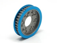 Square SVD-332 Aluminum Oneway Pully (32T) Blue