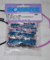 Square STM-81 Tamiya TRF417V5 Alu-Titanium screw set