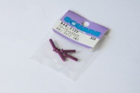 Square Aluscrew Purple Button-Head M3x12mm