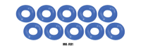 MuchMore MK-R01 Silicone O-Ring 30deg (Blue)