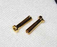 4mm Gold Connector Slotted