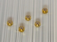 Square SGE-12G Aluminum M2 Nuts Gold (5 Pcs)