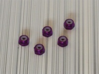 Square SGE-12P Aluminum M2 Nuts Purple (5 Pcs)