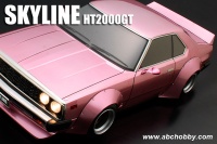 ABC-Hobby 66167 1/10 Nissan Skyline HT2000GT (C210) Works m. extra breiten Radhusern