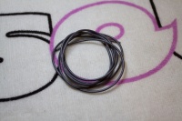 Silicone Wire 0.5mm^2 (1m) Black (20 AWG)