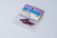 Square Aluscrew Purple Button-Head M3x18mm