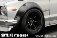 ABC-Hobby 66132C 1/10 Nissan Skyline HT2000 GT-R m. breiten Radhusern (Vorgeschnittene Teile)