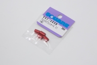 Square SGE-980R Aluspacer 3x5.5 x 8mm Red