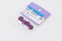 Square SGE-04UFP Aluminum Wheelnuts Purple (Low Height) (4Pcs)