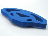 Square STD-10B Tamiya TT-01 Urethane bumper blue