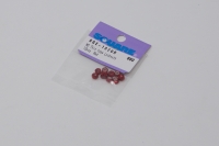 Square SGE-102UR Aluminum M2 Nuts Red (10 Pcs) Low Height
