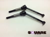 Square SWR-50WBK Alu Driveshaft Set Black (44.5mm)
