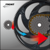 Axon Spur Gear TCS V2 48dp Hauptzahnrad 82T