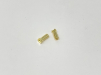 5mm LCG Gold Connector Slotted 14mm (2 pcs)