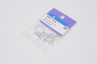 Square SGF-02S Body Snap Pins Blue (Large) Silver