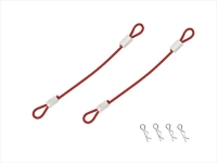 Square SGF-60R Bodypins with 60mm Wires Red