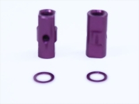 Square SGE-5010P Alu Post Set M3x5.0 x 10.5mm Purple