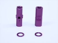 Square SGE-5013P Alu Post Set M3x5.0 x 13.5mm Purple