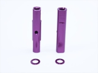 Square SGE-5025P Alu Post Set M3x5.0 x 25.0mm Purple