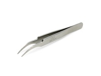 Tamiya 74108 Craft Tools HG Angled Tweezers (round tip)
