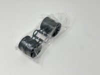 Tamiya 903777 24mm 5-Spoke Wheels Black (0mm Offset - 4 pcs)
