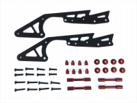 Square SWR-110R WR-02 Carbon Long Stretch Chassis Set (Red)
