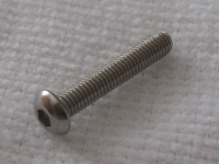 Square Steelscrew M3 Button-Head 3x18mm