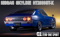 ABC-Hobby 67904 1/10 Nissan Skyline HT2000 GT-X (Kenmeri) ohne LED Buckets