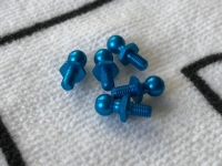 Tamiya 53642.5 TRF416 5mm Alu Ball Connectors Blue (5 pcs.)