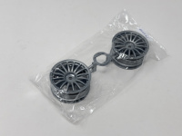 Tamiya 10445605 16-Spoke Wheels Silver 26mm (+2mm Offset)