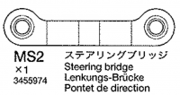Tamiya 13455974 TB Evolution V Steering Bridge