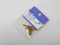 Square Steelscrew Gold M3 Countersunk-Head 3x12mm (6 pcs.)