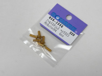 Square Steelscrew Gold M3 Button-Head 3x8mm (6 pcs.)