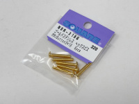 Square Steelscrew Gold M3 Button-Head 3x16mm (6 pcs.)