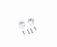 Carson 500530929 Alu Wheel Hubs (Clamp Type) 9mm (Silver)